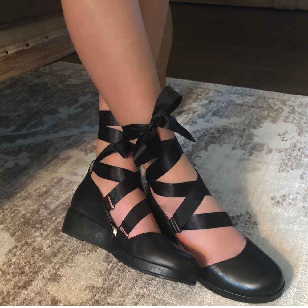 Elaine Ballerina Shoes Black