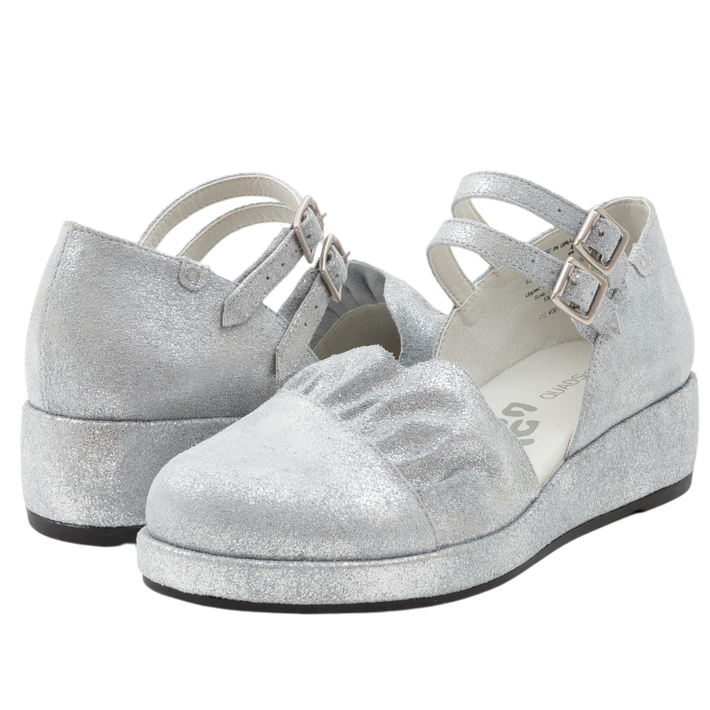 QUADSis Elizabeth Mary Janes Silver