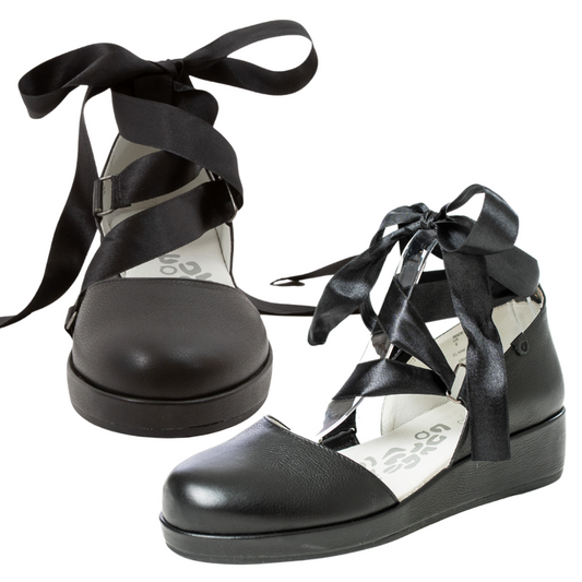 QUADSis Elaine Ballerinas Black