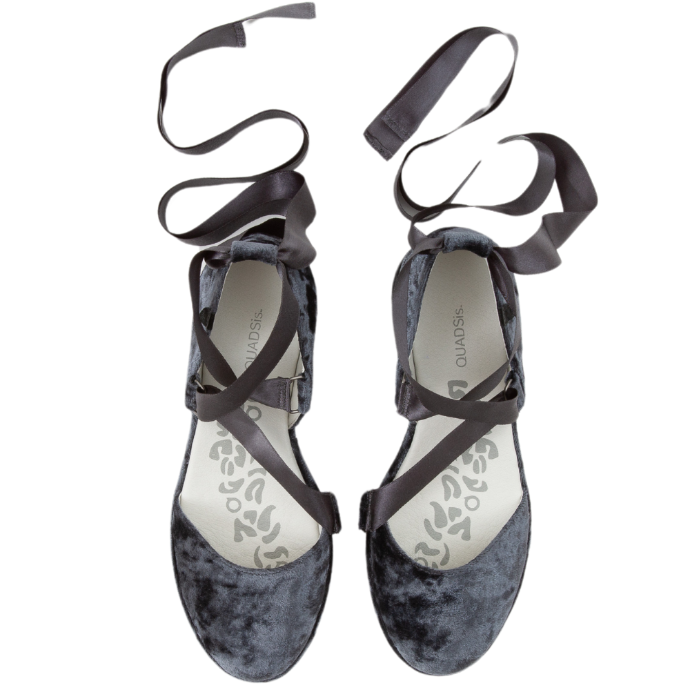 QUADSis Elaine Ballerinas Dusty Grey
