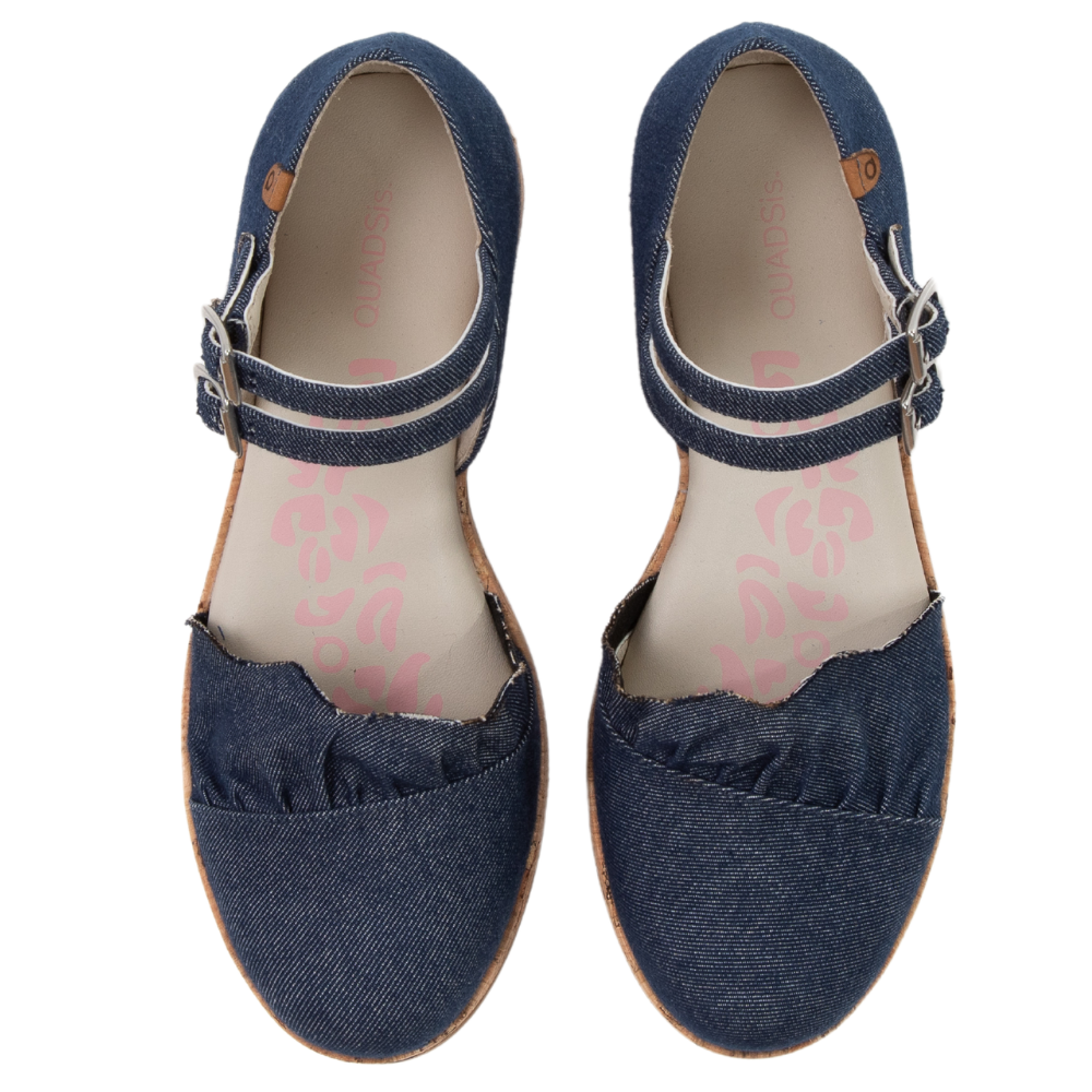 QUADSis Elizabeth Mary Janes Denim
