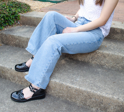 QUADSis Elizabeth Mary Janes Black Spring 2025